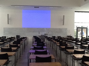 Sample layout of County South Lecture Theatre